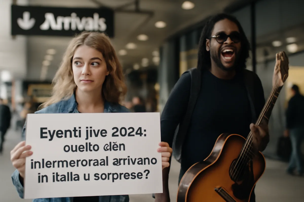Eventi live 2024: quali artisti internazionali arrivano in Italia a sorpresa?