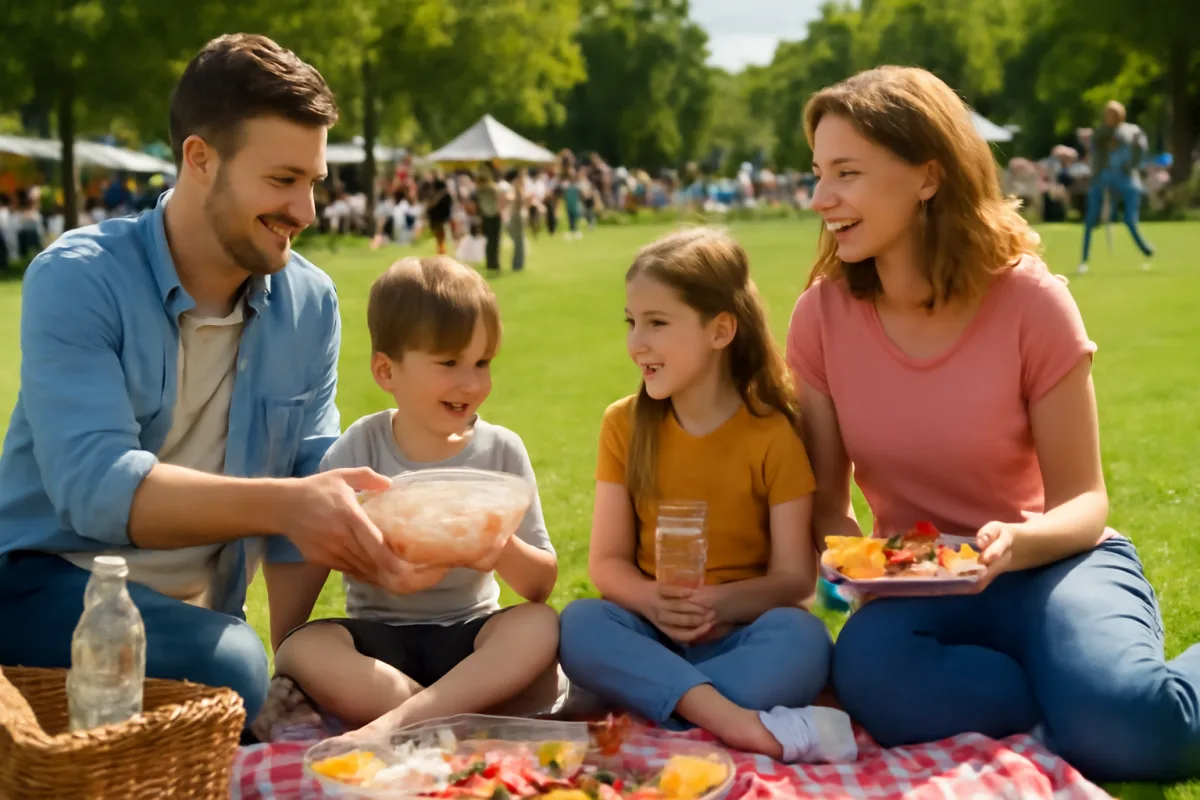 Picnic organizzati per famiglie: vantaggi concreti rispetto al pranzo tradizionale durante un evento