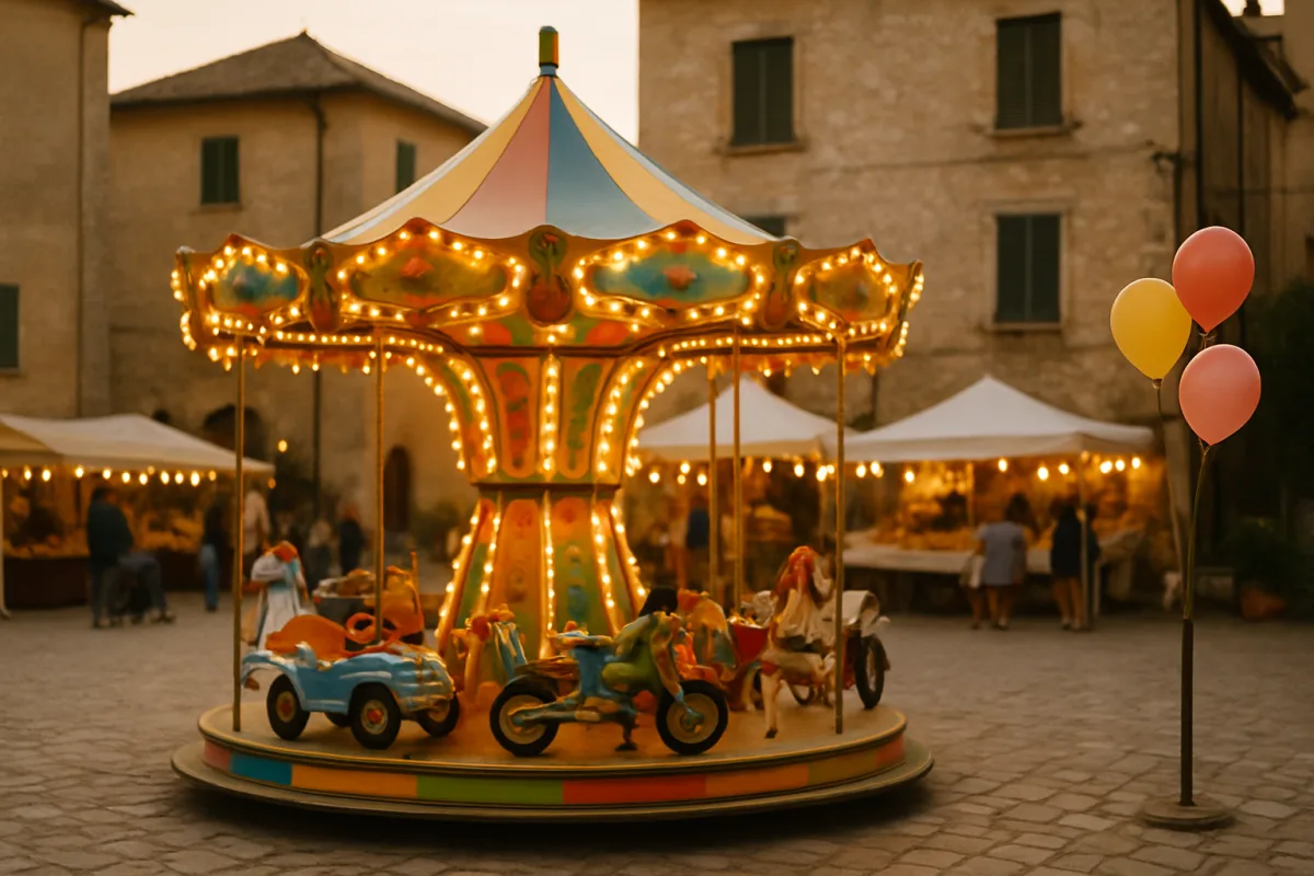 Devi andare a una sagra con bambini? Ecco come organizzarsi bene
