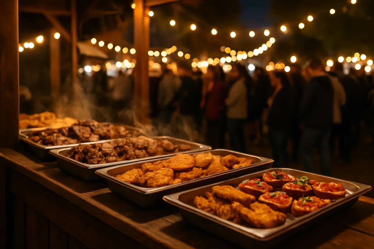Stand di street food alla sagra: come riconoscere quello giusto